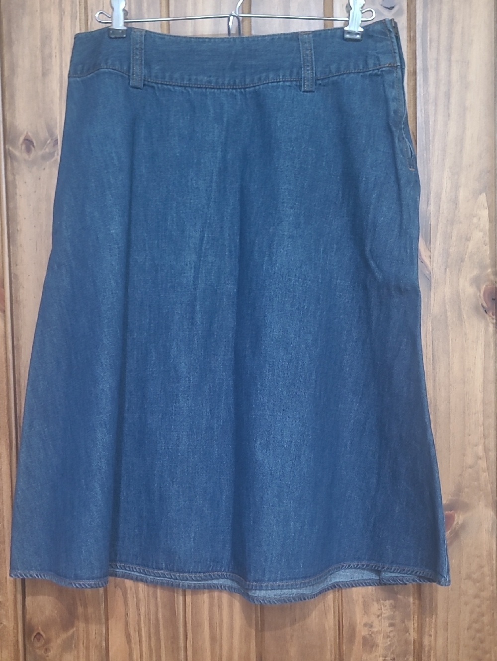 Style & Co Classic Denim A-Line Skirt - Blue